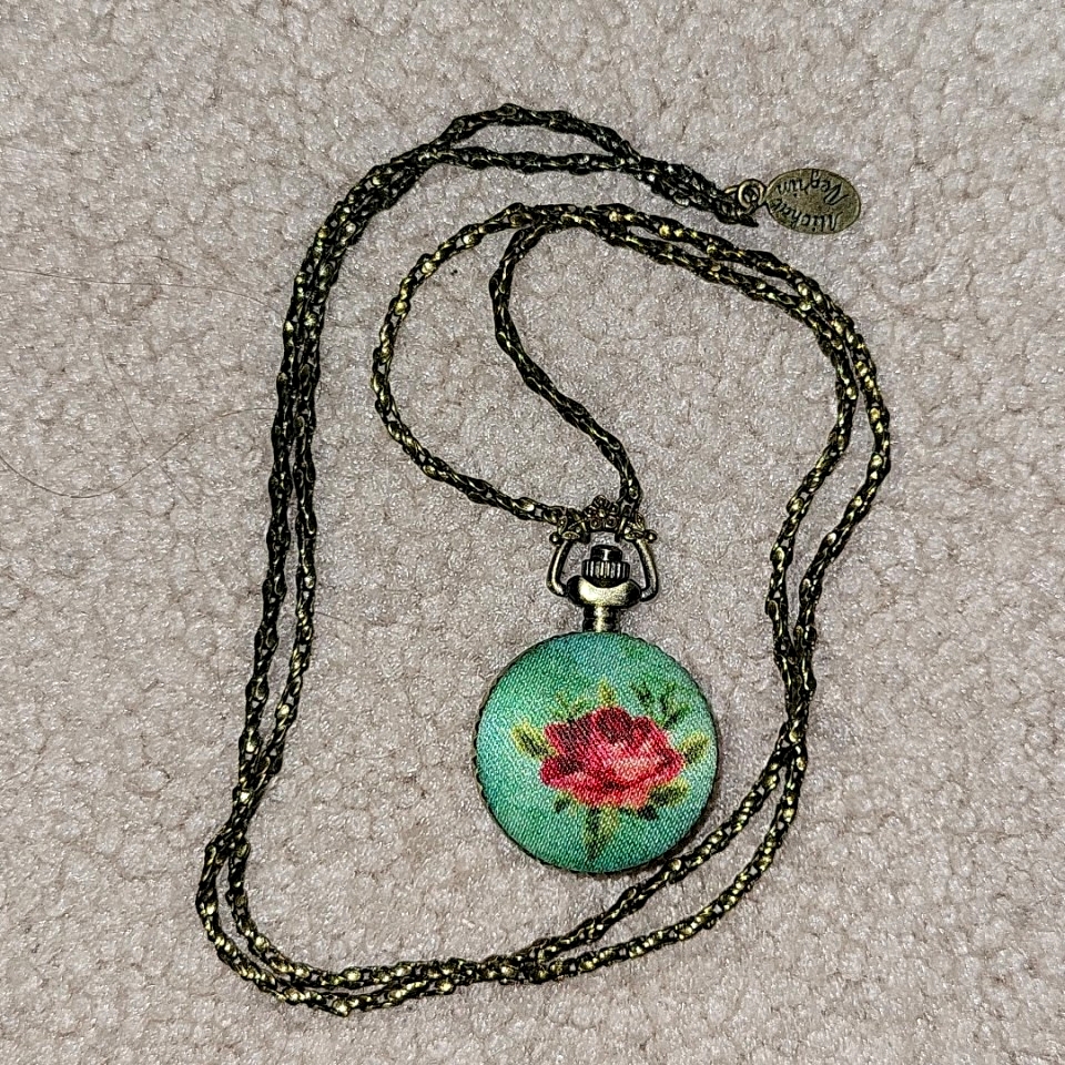 Michal Negrin Pocket Watch Necklace